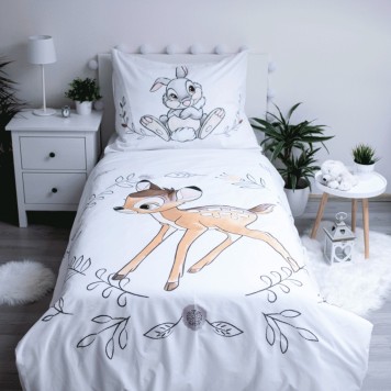 Disney Bambi bedding cover 140×200cm, 70×90 cm