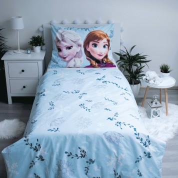 Disney Frozen Floral 02 Bedding Set 140×200cm, 70×90 cm