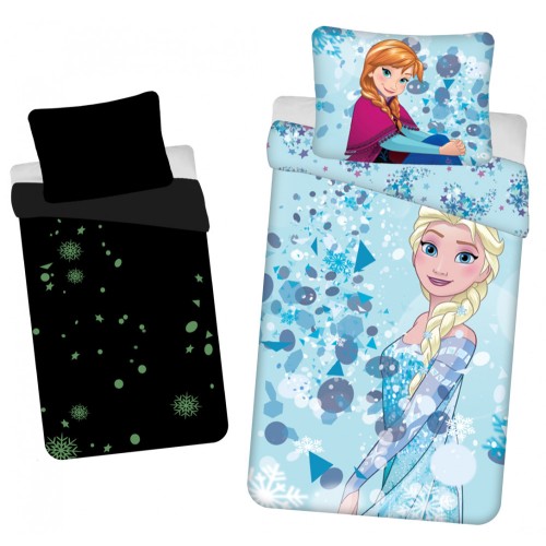 Disney Frozen glow-in-the-dark bedding set 140×200cm, 70×90 cm