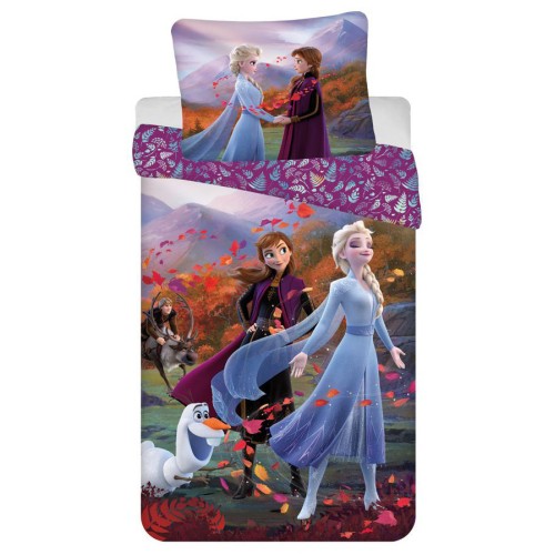 Disney Frozen Mountains Bedding Set 140×200cm, 70×90 cm