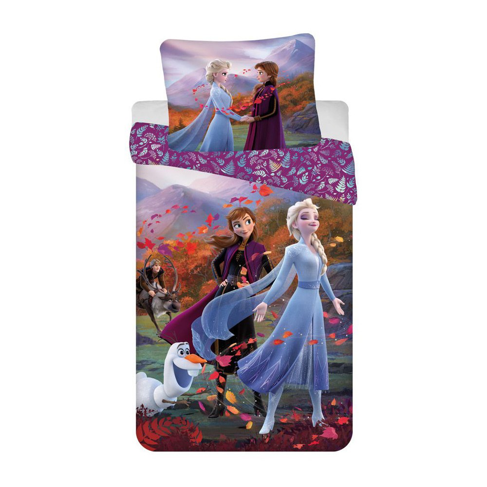 Disney Frozen Mountains Bedding Set 140×200cm, 70×90 cm