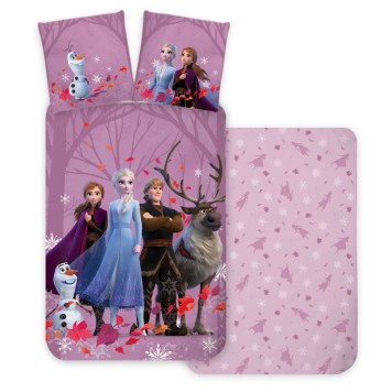 Disney Frozen Purple Autumn bedding set 140×200cm, 70×90 cm