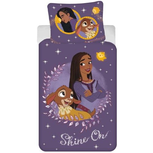 Disney Wish bedding set 140×200cm, 70×90 cm