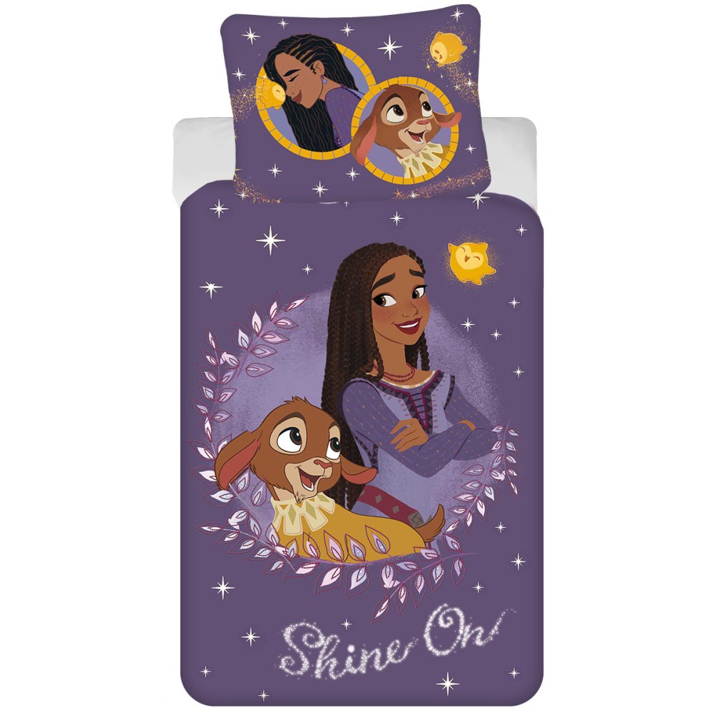 Disney Wish bedding set 140×200cm, 70×90 cm
