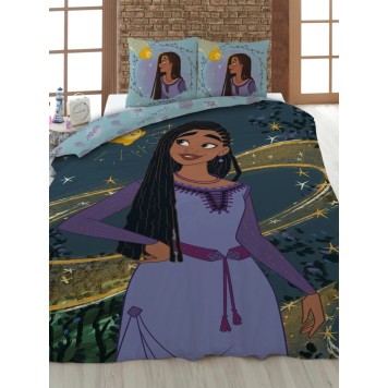 Disney Wish Serenity bedding cover 140×200cm, 65×65 cm