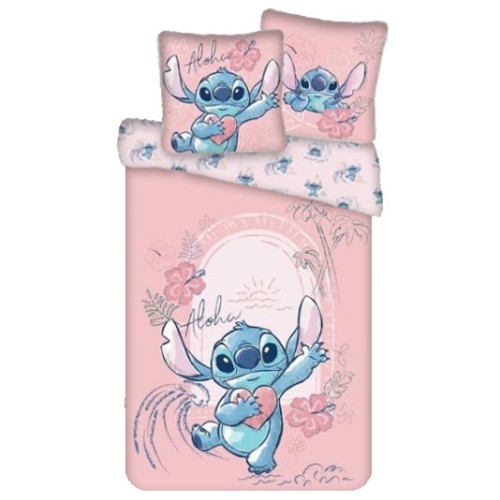 Disney Lilo and Stitch Aloha bedding set 140×200cm, 65×65 cm