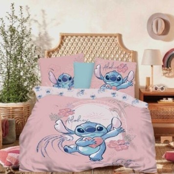 Disney Lilo and Stitch Aloha bedding set 140×200cm, 65×65 cm
