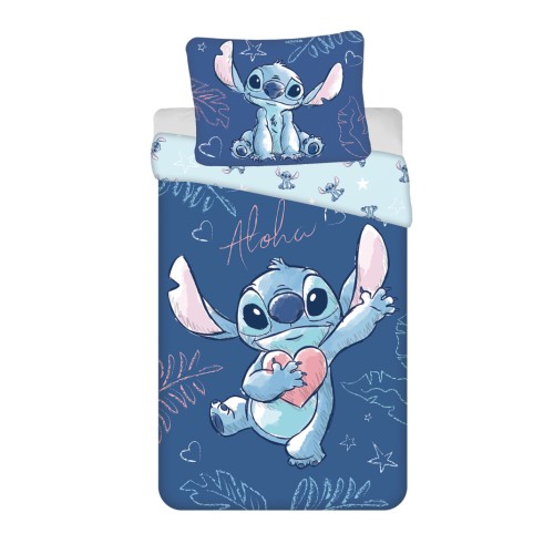 Disney Lilo and Stitch Aloha Blue bedding cover 140×200cm, 70×90 cm