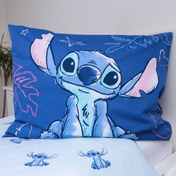 Disney Lilo and Stitch Aloha Blue bedding cover 140×200cm, 70×90 cm