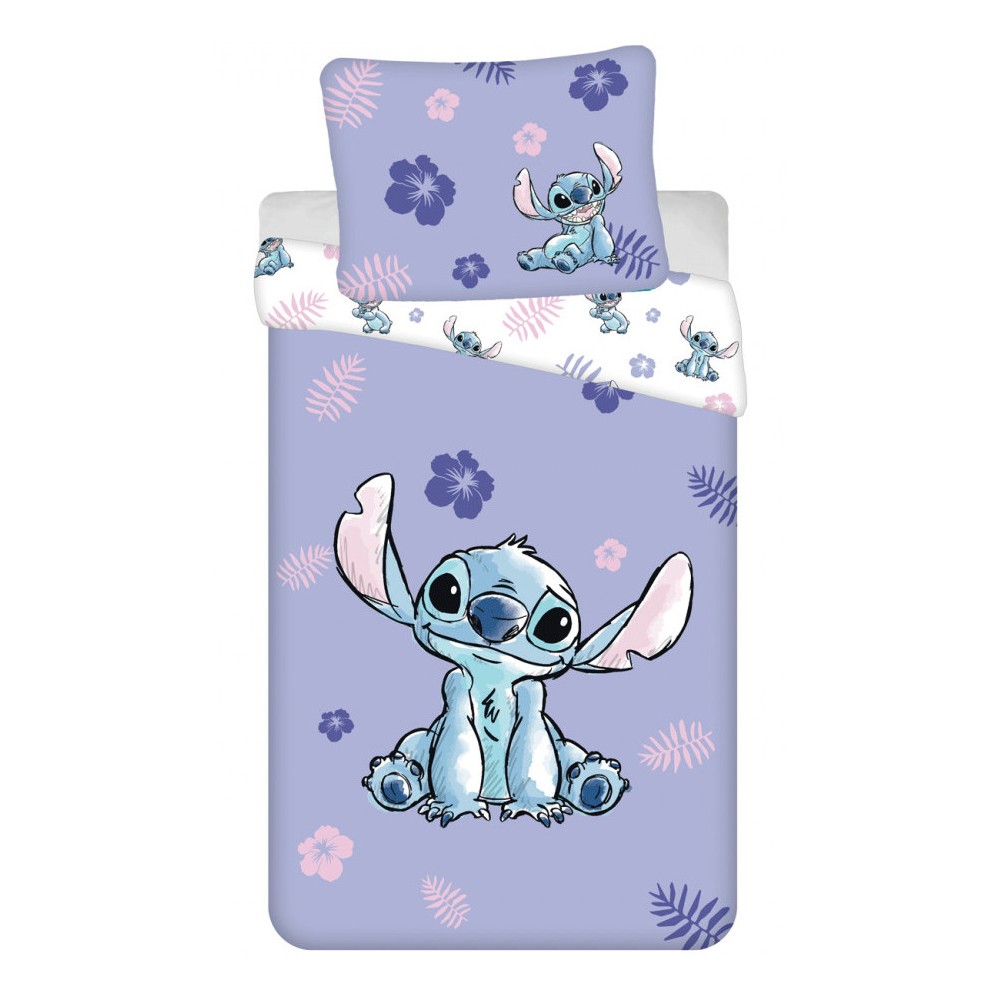 Disney Lilo and Stitch Blooming bedding set 140×200cm, 70×90 cm
