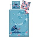 Disney Lilo and Stitch Blue bedding cover 140×200cm, 65×65 cm