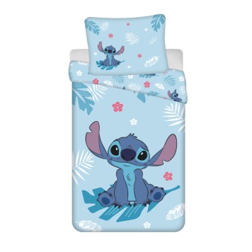 Disney Lilo and Stitch Blue bedding cover 140×200cm, 70×90 cm