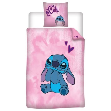 Disney Lilo and Stitch Cute bedding set 140×200cm, 65×65 cm
