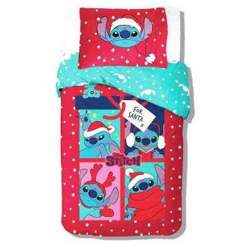 Disney Lilo and Stitch For Santa Christmas bedding 140×200cm, 70×90 cm