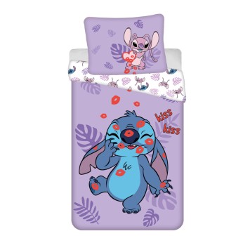 Disney Lilo and Stitch Kiss bedding cover 140×200cm, 70×90 cm