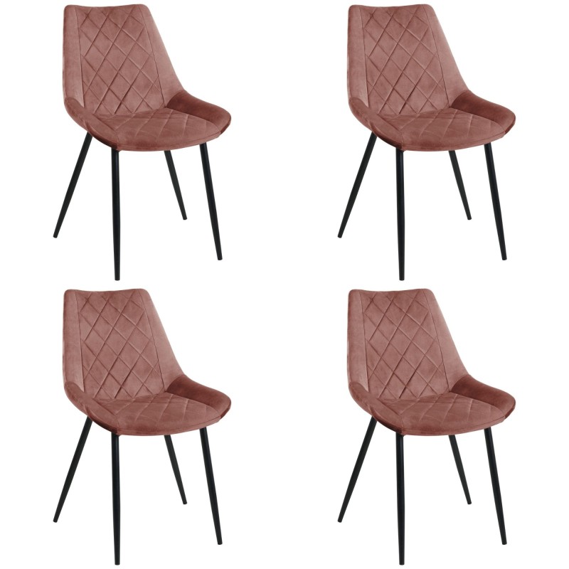 4x KRZESŁO SJ.0488 RÓŻOWY 4x KRZESŁO SJ.0488 RÓŻOWY