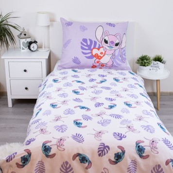 Disney Lilo and Stitch Kiss bedding cover 140×200cm, 70×90 cm