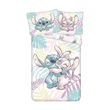 Disney Lilo and Stitch Leaves bedding cover 140×200cm, 70×90 cm