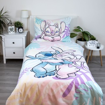 Disney Lilo and Stitch Leaves bedding cover 140×200cm, 70×90 cm