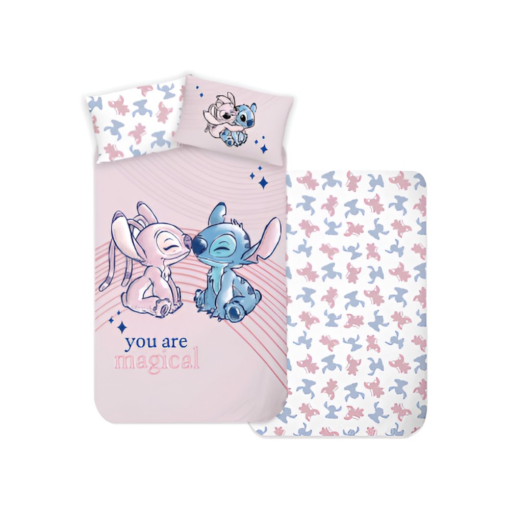 Disney Lilo and Stitch Magical bedding cover 140×200cm, 70×90 cm
