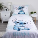 Disney Lilo and Stitch Ohana White bedding cover 140×200cm, 70×90 cm