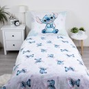 Disney Lilo and Stitch Ohana White bedding cover 140×200cm, 70×90 cm