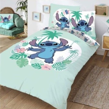 Disney Lilo and Stitch Palm  bedding cover 140×200cm, 65×65 cm