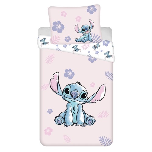 Disney Lilo and Stitch Pink bedding cover 140×200cm, 70×90 cm