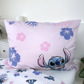 Disney Lilo and Stitch Pink bedding cover 140×200cm, 70×90 cm