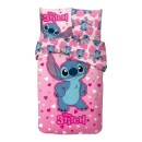 Disney Lilo and Stitch Rose Heart bedding cover 140×200cm, 65x65 cm