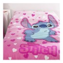 Disney Lilo and Stitch Rose Heart bedding cover 140×200cm, 65x65 cm