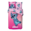 Disney Lilo and Stitch Rose Kiss bedding cover 140×200cm, 65x65 cm
