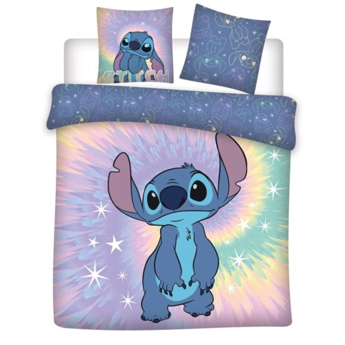 Disney Lilo and Stitch Tie-dye double, double duvet cover 240×220cm, 65x65 cm