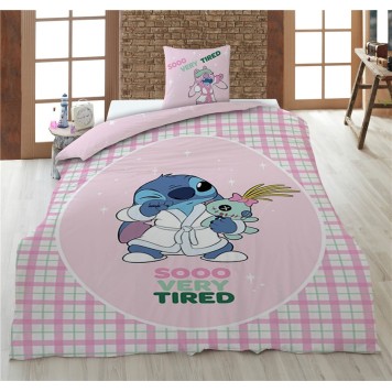 Disney Lilo and Stitch Very Tired bedding set 140×200cm, 65×65 cm