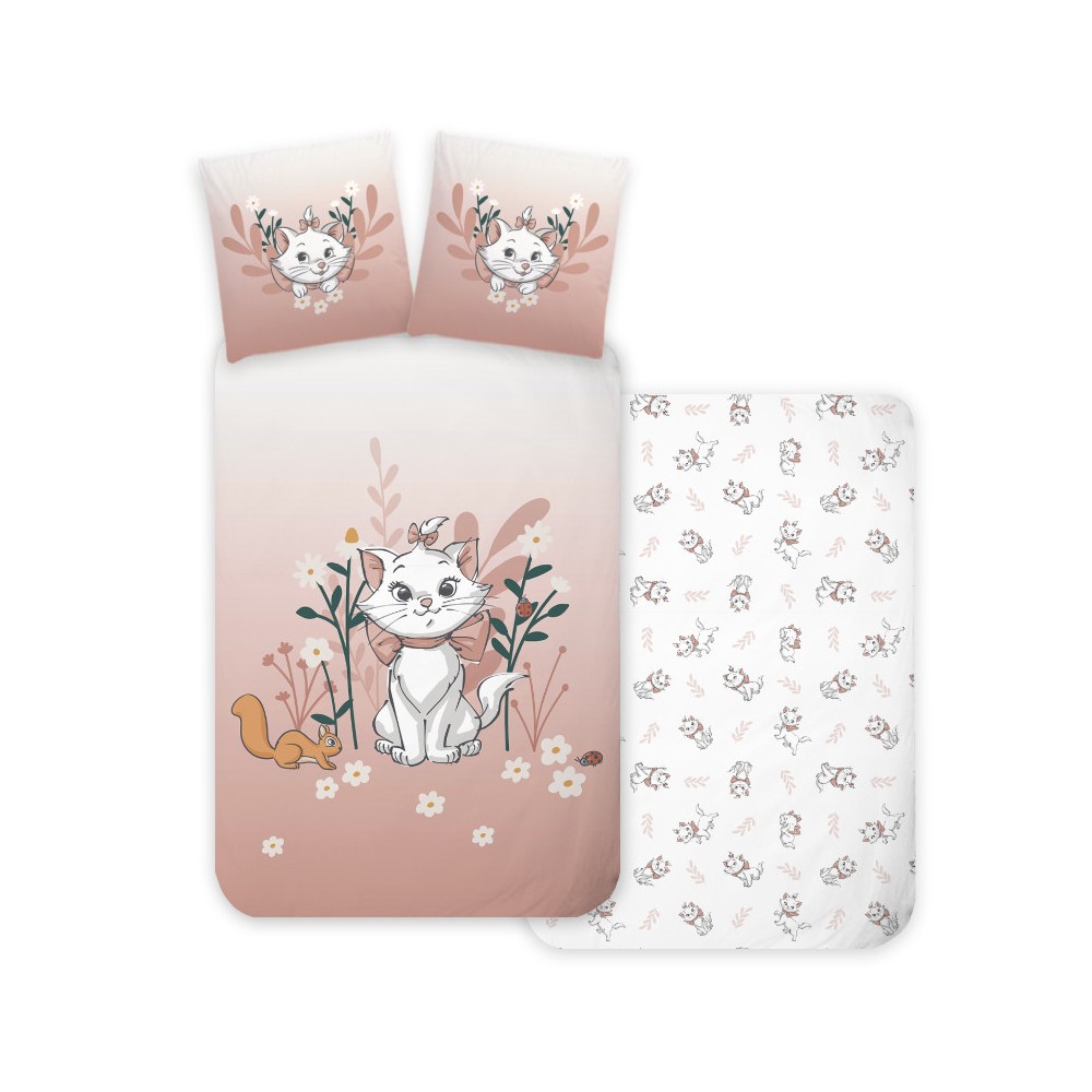 Disney Marie Ombre ágyneműhuzat 140×200cm, 70×90 cm