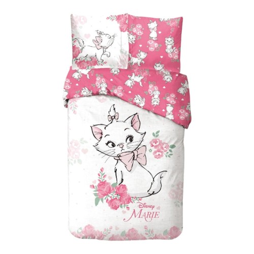 Disney Marie Rose bedding cover 140x200cm, 65x65 cm