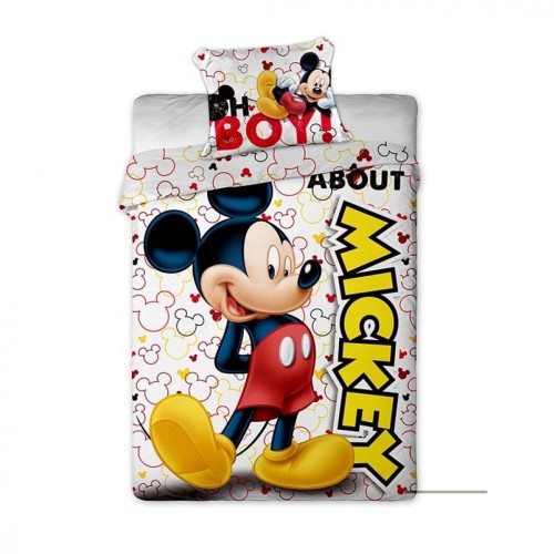 Disney Mickey  Classic Charm bedding set 140×200cm, 63×63 cm microfibre
