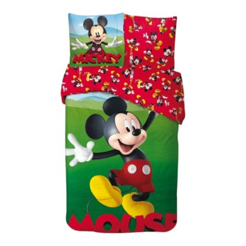 Disney Mickey  Garden bedding set 140×200cm, 65x65 cm