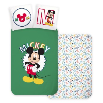 Disney Mickey  Letters  bedding cover 140×200cm, 70×90 cm