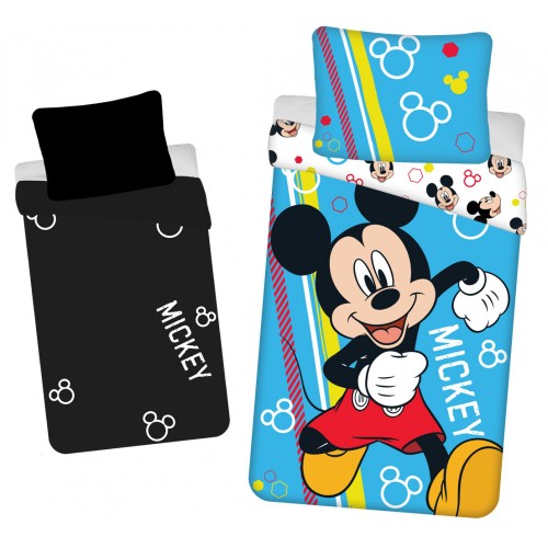 Disney Mickey Run Glow-in-the-Dark Bedding Set 140×200cm, 70x90cm