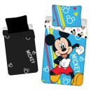 Disney Mickey Run Glow-in-the-Dark Bedding Set 140×200cm, 70x90cm