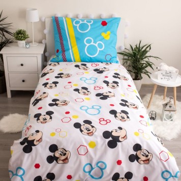 Disney Mickey Run Glow-in-the-Dark Bedding Set 140×200cm, 70x90cm