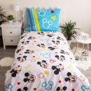 Disney Mickey Run Glow-in-the-Dark Bedding Set 140×200cm, 70x90cm