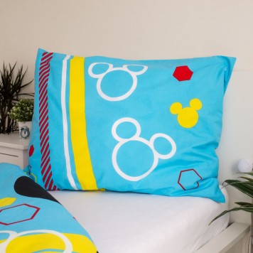 Disney Mickey Run Glow-in-the-Dark Bedding Set 140×200cm, 70x90cm