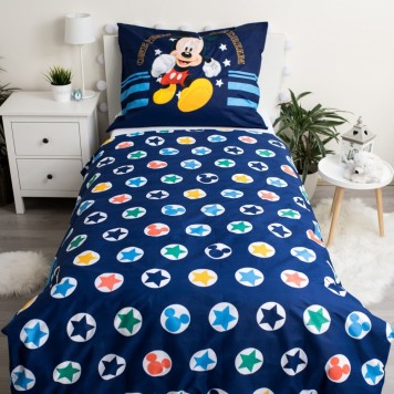 Disney Mickey  Team bedding set 140×200 cm, 70×90 cm