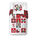 Disney Minnie Holiday Disney Mickey, Minnie Christmas Bedding Cover 140×200cm, 70×90 cm