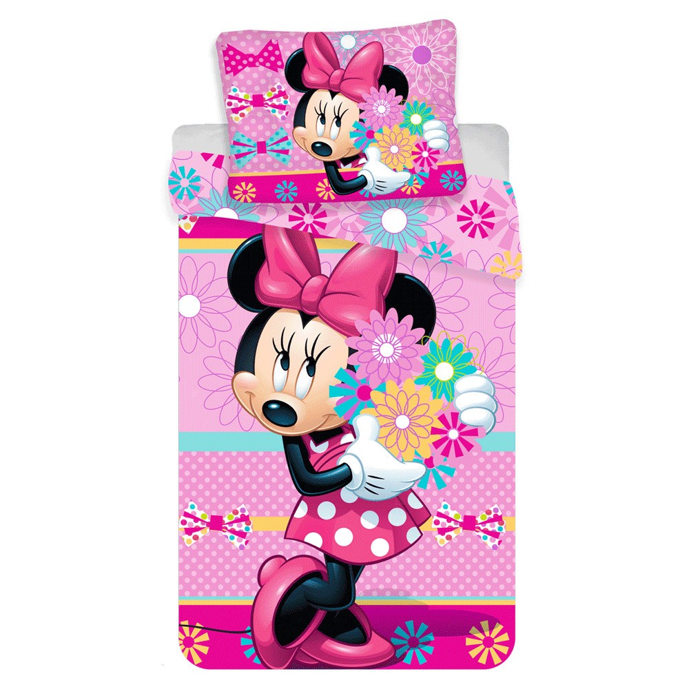 Disney Minnie  Bouquet bedding set 140×200cm, 70×90 cm