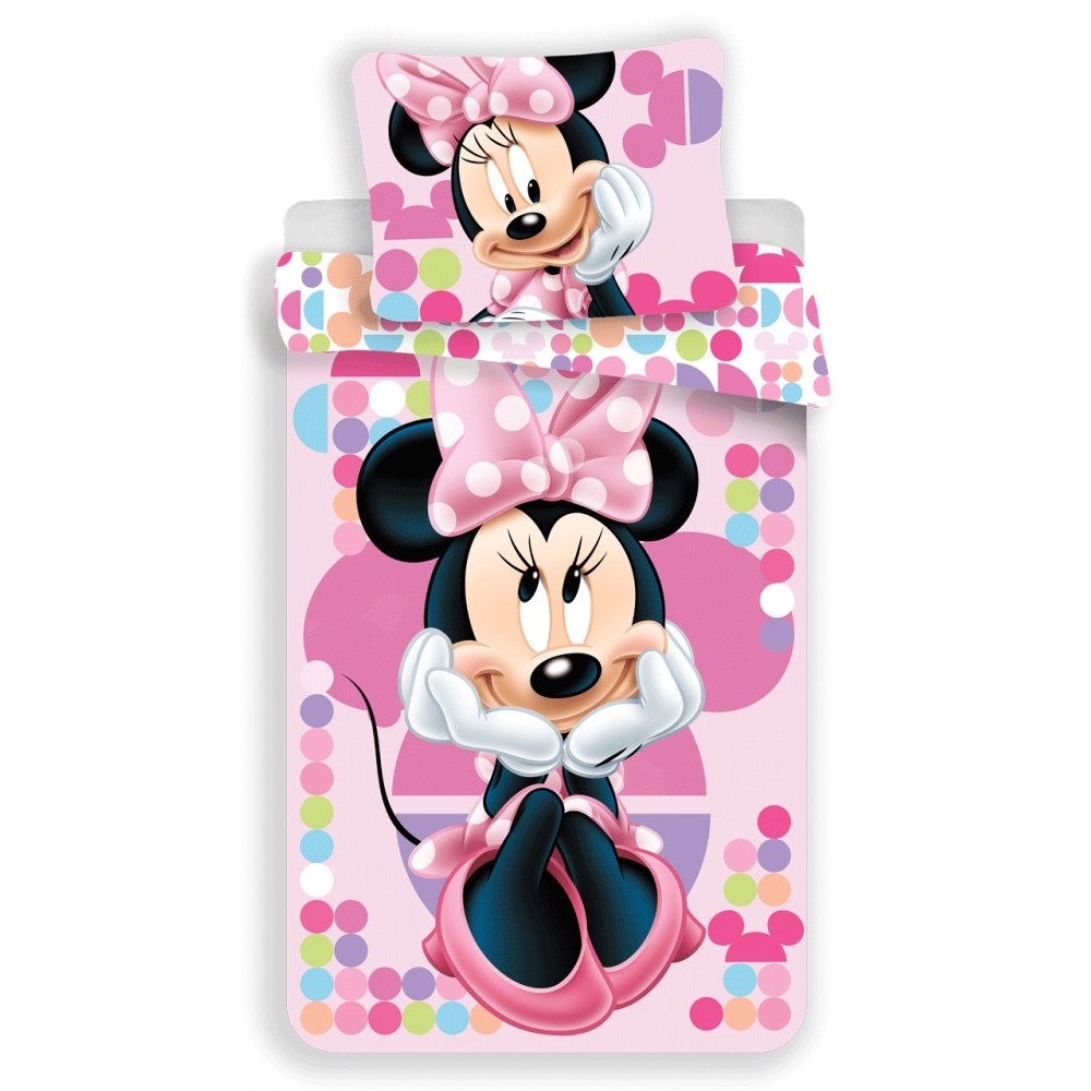 Disney Minnie  bedding set 140×200cm, 70×90 cm microfibre