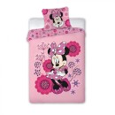 Disney Minnie  Flowers bedding cover 140×200cm, 63×63 cm microfibre