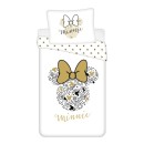 Disney Minnie  Gold bedding set 140×200cm, 70×90 cm